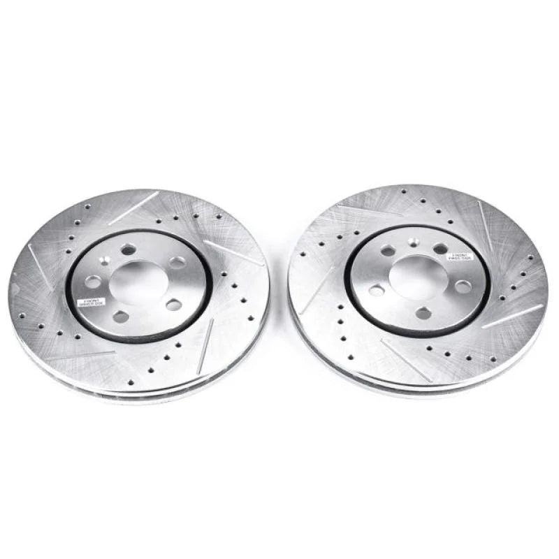 PowerStop Evolution Drilled & Slotted Rotors - Main Product View
