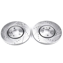 Load image into Gallery viewer, PowerStop Evolution Drilled &amp; Slotted Rotors - Main Product View