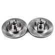Load image into Gallery viewer, PowerStop Evolution Drilled &amp; Slotted Rotors - Pair fits 1997-1999 Ford F-150 / 1997-1998 Ford F-150 Xlt - Main Product View