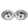 Load image into Gallery viewer, PowerStop Evolution Drilled &amp; Slotted Rotors - Main Product View
