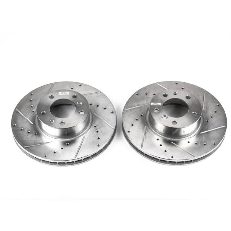 PowerStop Evolution Drilled & Slotted Rotors - Main Product View
