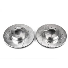 Load image into Gallery viewer, PowerStop Evolution Drilled &amp; Slotted Rotors - Main Product View