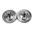 Load image into Gallery viewer, PowerStop Evolution Drilled &amp; Slotted Rotors - Main Product View