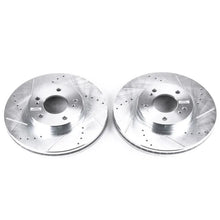 Load image into Gallery viewer, PowerStop Evolution Drilled &amp; Slotted Rotors - Main Product View