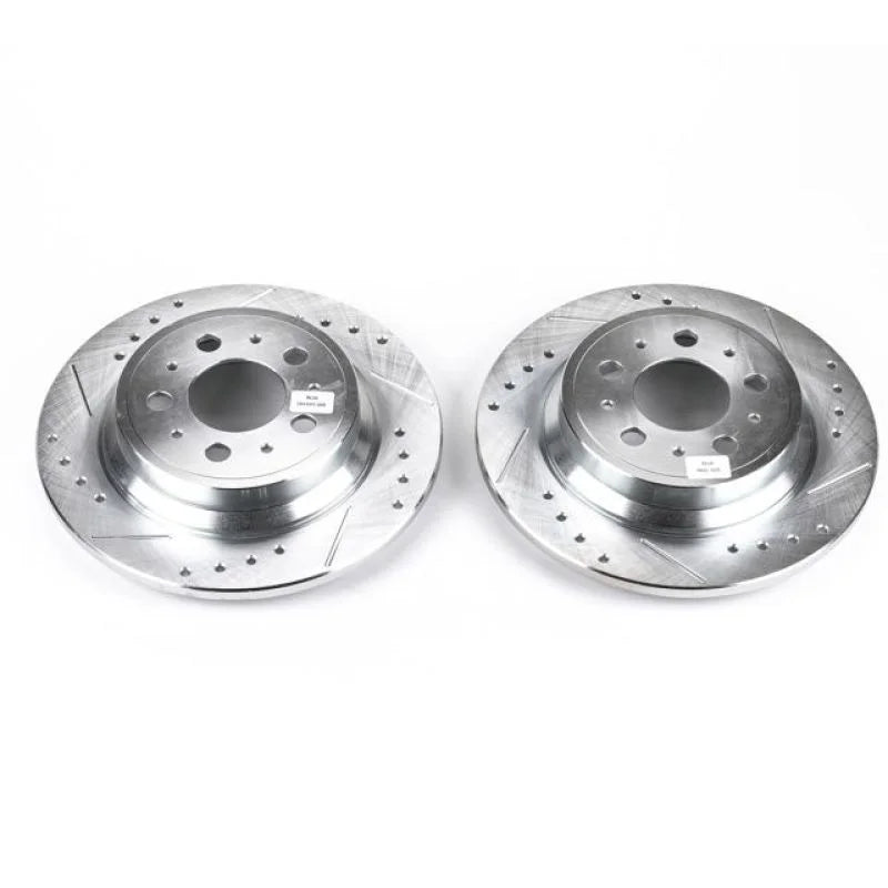 PowerStop Evolution Drilled & Slotted Rotors - Main Product View