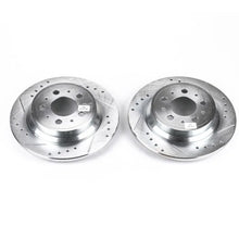 Load image into Gallery viewer, PowerStop Evolution Drilled &amp; Slotted Rotors - Main Product View