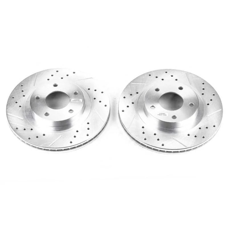 PowerStop Evolution Drilled & Slotted Rotors - Main Product View