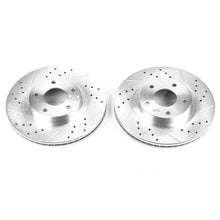Load image into Gallery viewer, PowerStop Evolution Drilled &amp; Slotted Rotors - Main Product View