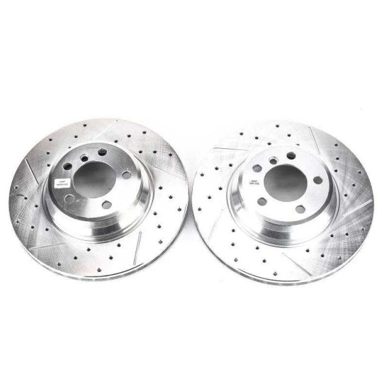 PowerStop Evolution Drilled & Slotted Rotors - Main Product View
