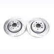 Load image into Gallery viewer, PowerStop Evolution Drilled &amp; Slotted Rotors - Pair fits 2003-2014 Volvo XC90 - Main Product View