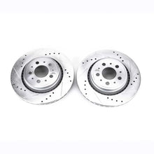Load image into Gallery viewer, PowerStop Evolution Drilled &amp; Slotted Rotors - Pair fits 2003-2014 Volvo XC90 - Main Product View
