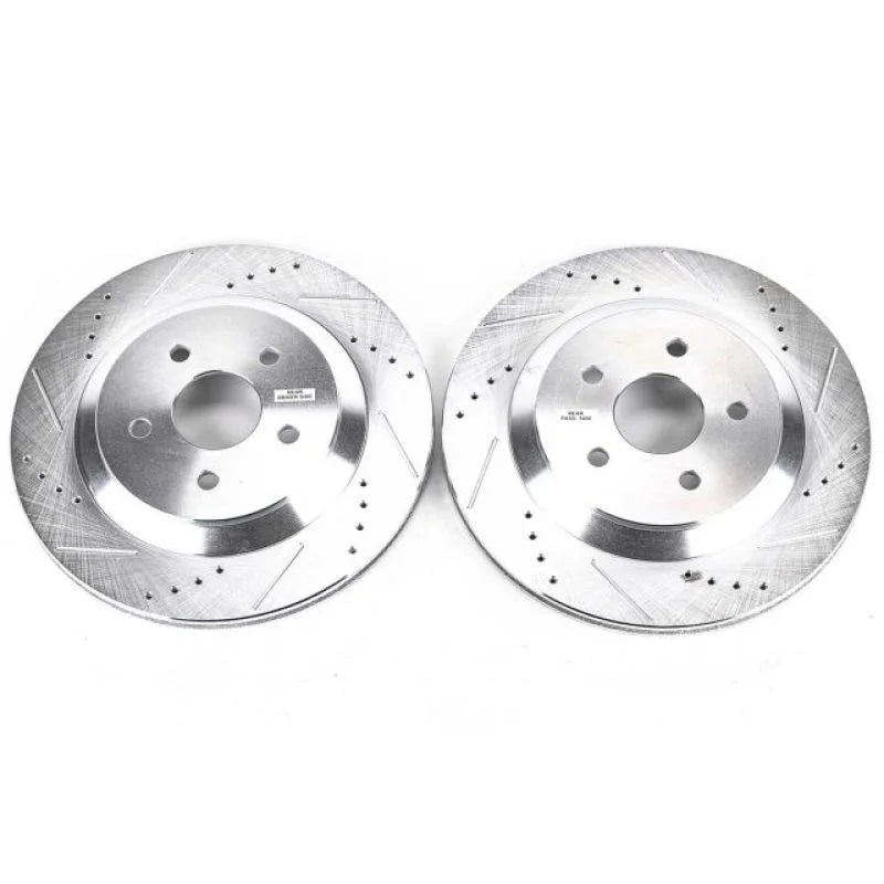 PowerStop Evolution Drilled & Slotted Rotors - Main Product View