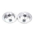 Load image into Gallery viewer, PowerStop Evolution Drilled &amp; Slotted Rotors - Pair fits 2005-2010 Jeep Commander / Grand Cherokee - Main Product View