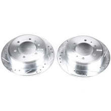 Load image into Gallery viewer, PowerStop Evolution Drilled &amp; Slotted Rotors - Pair fits 2006-2010 Hummer H3 / H3T - Main Product View
