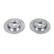 Load image into Gallery viewer, PowerStop Evolution Drilled &amp; Slotted Rotors - Main Product View