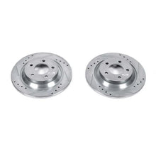 Load image into Gallery viewer, PowerStop Evolution Drilled &amp; Slotted Rotors - Main Product View