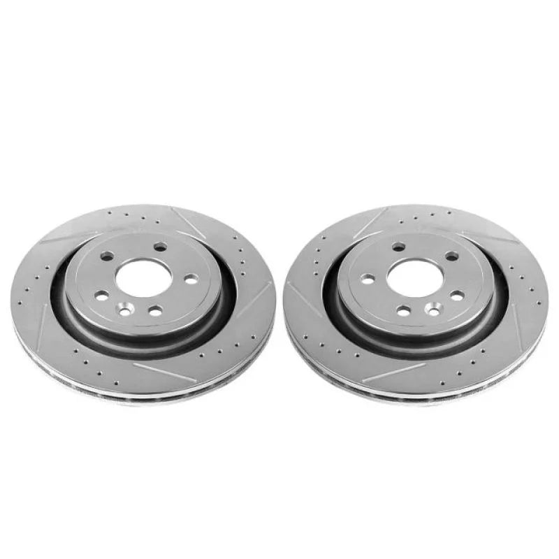 PowerStop Evolution Drilled & Slotted Rotors - Main Product View