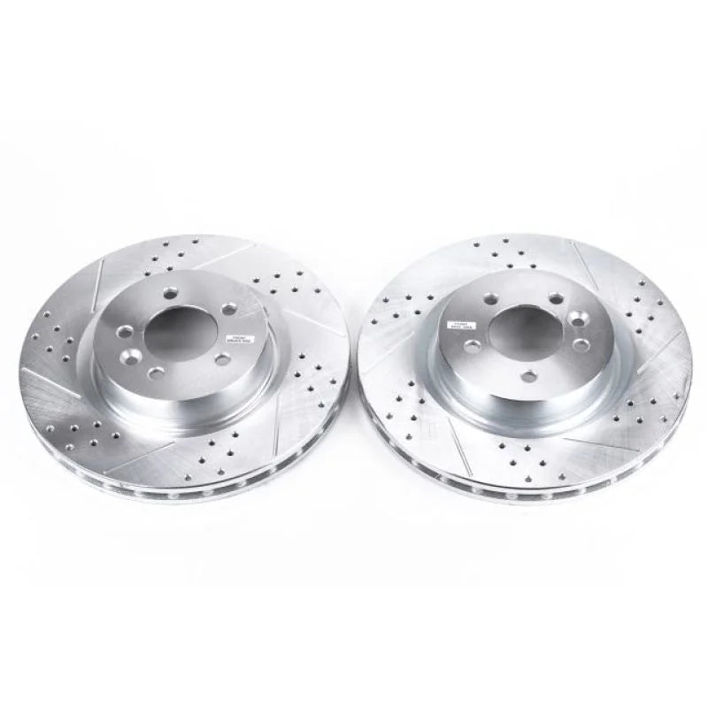 PowerStop Evolution Drilled & Slotted Rotors - Main Product View
