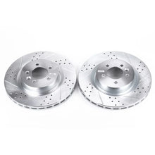 Load image into Gallery viewer, PowerStop Evolution Drilled &amp; Slotted Rotors - Main Product View