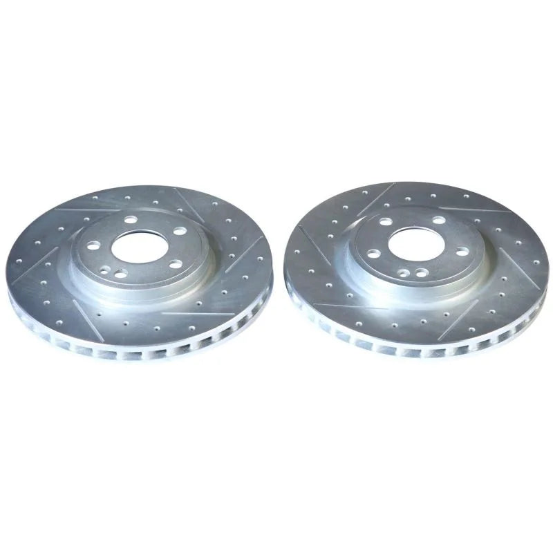 PowerStop Evolution Drilled & Slotted Rotors - Main Product View