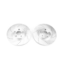 Load image into Gallery viewer, PowerStop Evolution Drilled &amp; Slotted Rotors - Pair fits 2017-2020 Lincoln Mkz - Main Product View