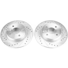 Load image into Gallery viewer, PowerStop Evolution Drilled &amp; Slotted Rotors - Pair fits Ford Ecosport / 2018-2021 Ford Ecosport S - Side View
