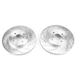 Load image into Gallery viewer, PowerStop Evolution Drilled &amp; Slotted Rotors - Main Product View