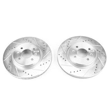 Load image into Gallery viewer, PowerStop Evolution Drilled &amp; Slotted Rotors - Main Product View