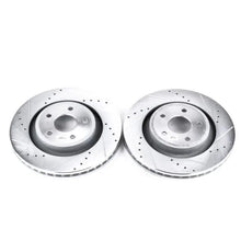 Load image into Gallery viewer, PowerStop Evolution Drilled &amp; Slotted Rotors - Pair fits Jeep Grand / 2006-2010 Jeep Grand Cherokee SRT8 - Main Product View