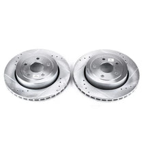 Load image into Gallery viewer, PowerStop Evolution Drilled &amp; Slotted Rotors - Pair fits Jeep Grand / 2006-2010 Jeep Grand Cherokee SRT8 - Main Product View
