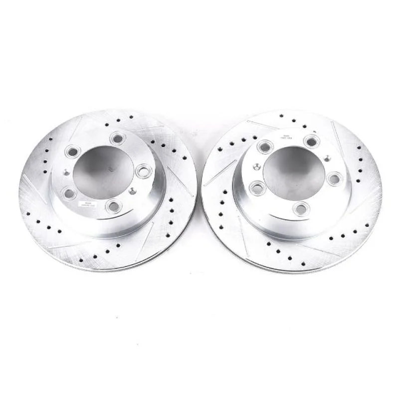 PowerStop Evolution Drilled & Slotted Rotors - Main Product View