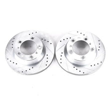 Load image into Gallery viewer, PowerStop Evolution Drilled &amp; Slotted Rotors - Main Product View