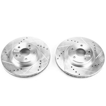 Load image into Gallery viewer, PowerStop Evolution Drilled &amp; Slotted Rotors - Main Product View