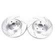 Load image into Gallery viewer, PowerStop Evolution Front Drilled &amp; Slotted Rotors - Main Product View