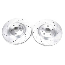 Load image into Gallery viewer, PowerStop Evolution Front Drilled &amp; Slotted Rotors - Main Product View