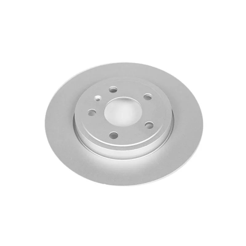 PowerStop Evolution High Carbon Geomet Coated Rotor Rear fits 2005-2009 Audi A4 / A4 Quattro - Main Product View