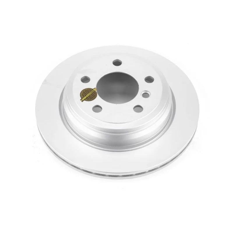 PowerStop Evolution High Carbon Geomet Coated Rotor Rear fits 2013-2018 BMW 320I Xdrive / 2014-2018 BMW 328D Xdrive / 2016...