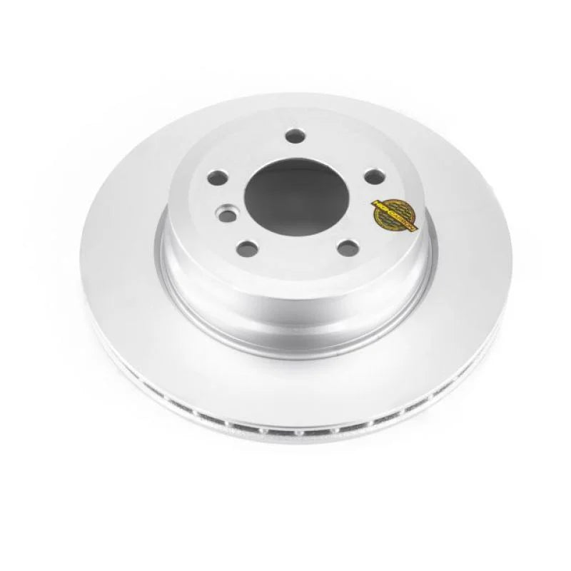 PowerStop Evolution Rear High Carbon Geomet Coated Rotor fits 2008-2013 BMW 135I / 2013 BMW 135IS - Main Product View
