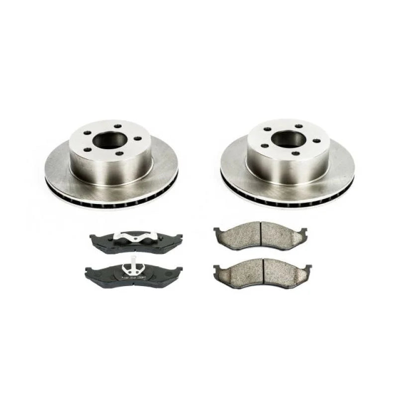 PowerStop Front Autospecialty Brake Kit fits 1990-1999 Jeep Cherokee / 1990-1992 Jeep Comanche / 1993-1998 Jeep Grand Cher...