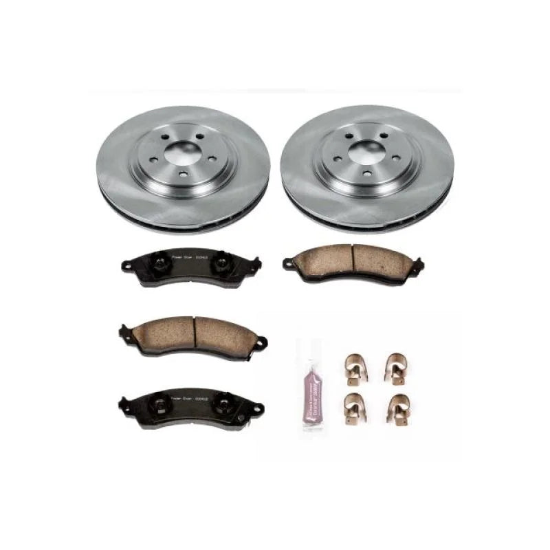 PowerStop Front Autospecialty Brake Kit fits 1994-1999 2001 2003 2004 Ford Mustang - Main Product View