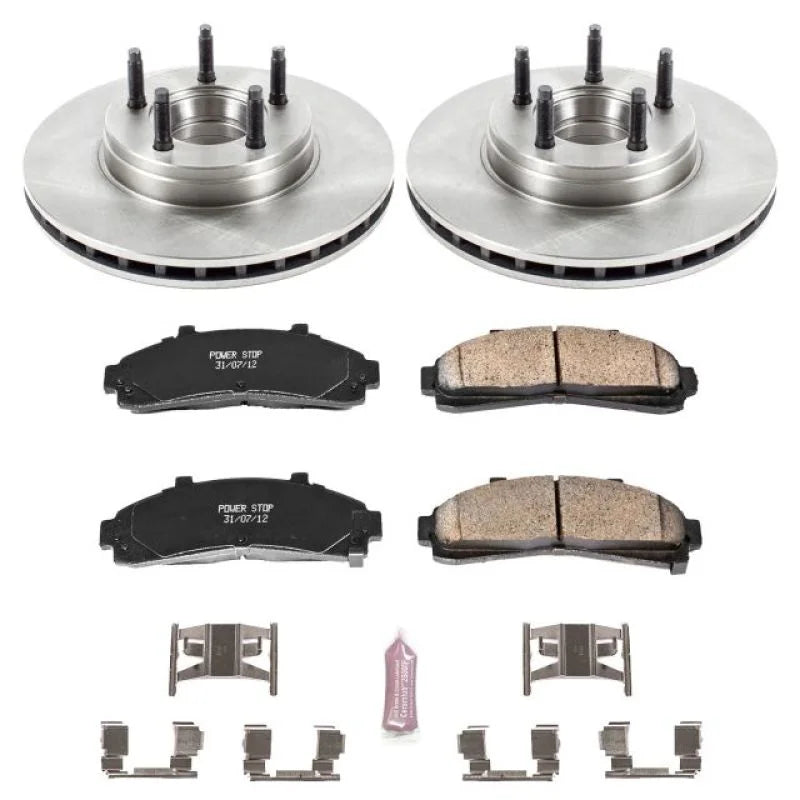 PowerStop Front Autospecialty Brake Kit fits 1995-1997 Ford Ranger Splash / 1997 Ford Ranger SPORT / 1995-1996 Ford Ranger...