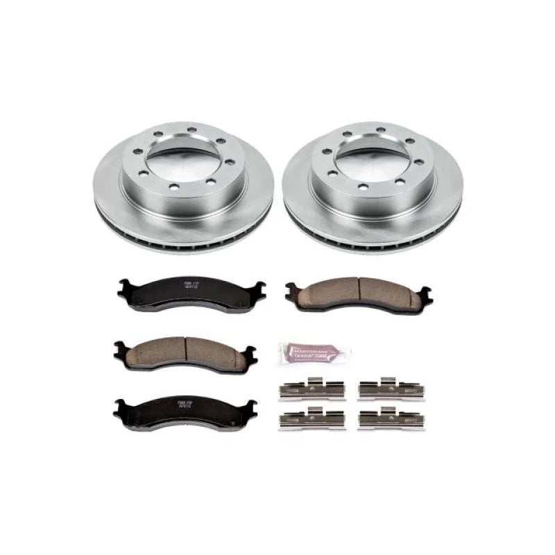 PowerStop Front Autospecialty Brake Kit fits 1995-1999 Ford F-250 / 1997 Ford F-250 Hd / 1995-1997 Ford F-350 - Main Produ...