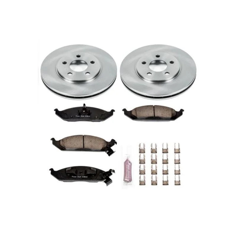 PowerStop Front Autospecialty Brake Kit fits 1995-2000 Chrysler Cirrus / 1995-1997 Chrysler Cirrus LX / 1995-2000 Chrysler...