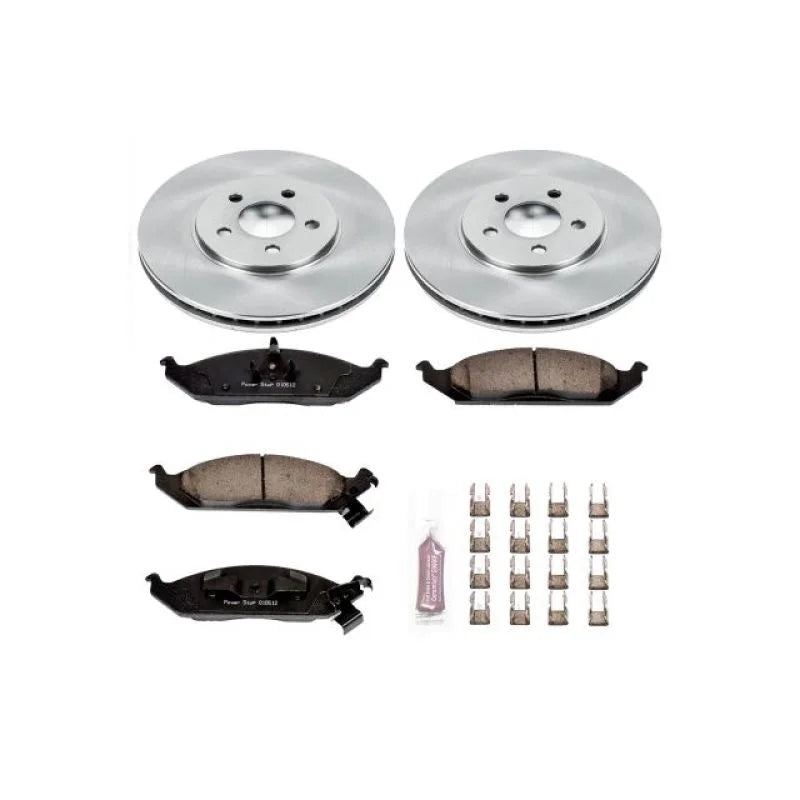 PowerStop Front Autospecialty Brake Kit fits 1995-2000 Chrysler Cirrus / 1995-2000 Dodge Stratus / 1996-2000 Plymouth Breeze