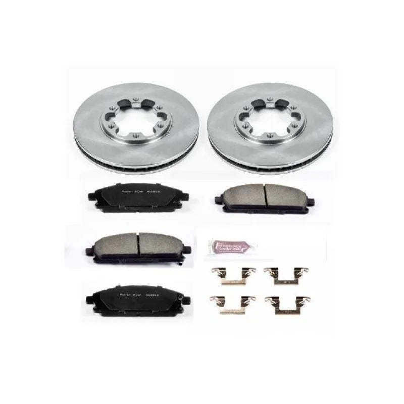 PowerStop Front Autospecialty Brake Kit fits 1996-1998 Nissan Pathfinder LE - Main Product View