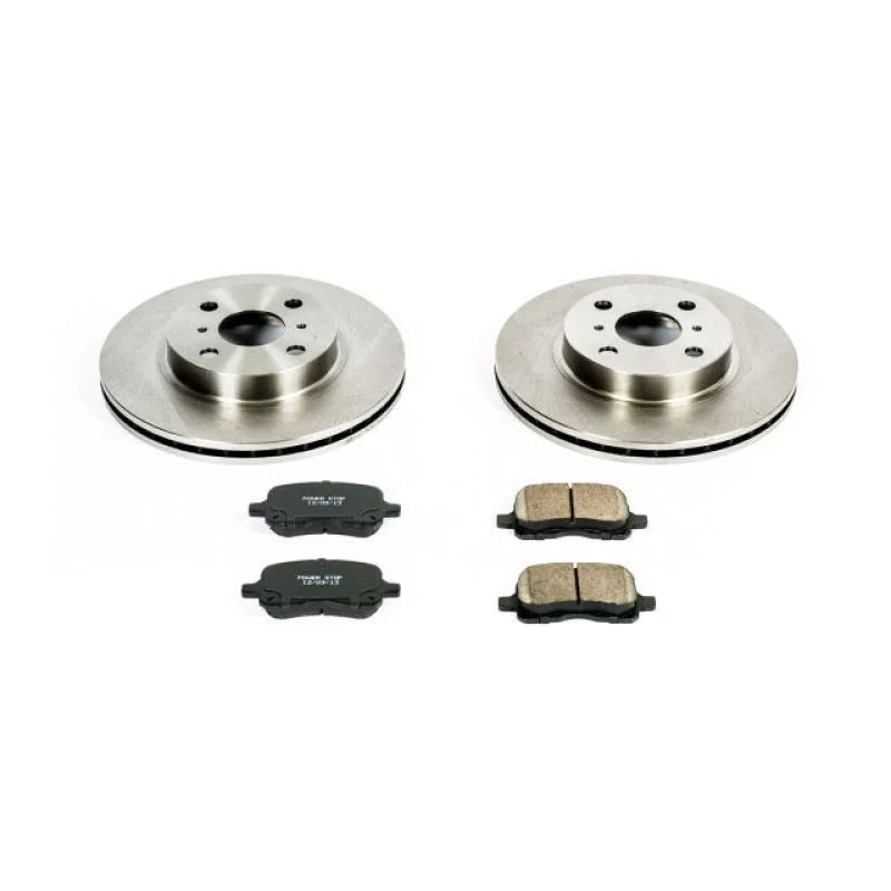 PowerStop Front Autospecialty Brake Kit fits 1998-2002 Chevrolet Prizm / 1998-2002 Toyota Corolla Ce / 2001 2002 Toyota Co...
