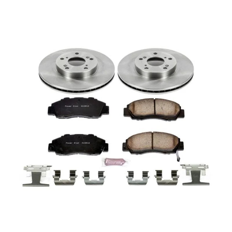 PowerStop Front Autospecialty Brake Kit fits 1998-2002 Honda Accord / 1998-2002 Honda Accord EX - Main Product View