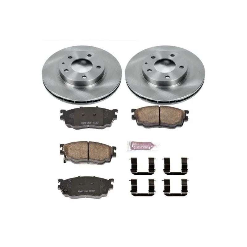 PowerStop Front Autospecialty Brake Kit fits 1998-2002 Mazda 626 ES / 2003 Mazda Protege Mazdaspeed - Main Product View