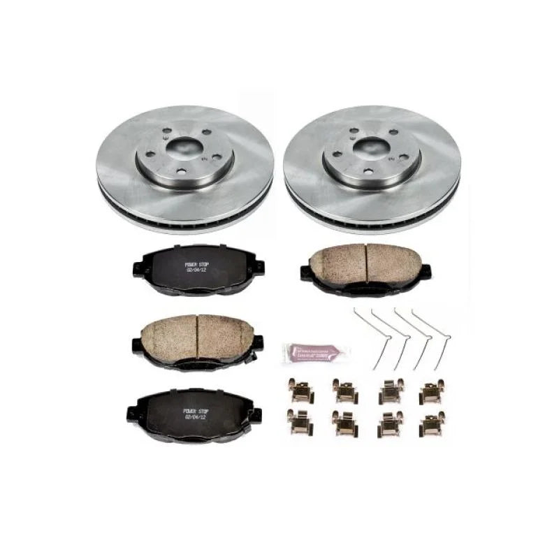 PowerStop Front Autospecialty Brake Kit fits 1999-2000 Lexus SC300 / 1992-2000 Lexus SC400 - Main Product View