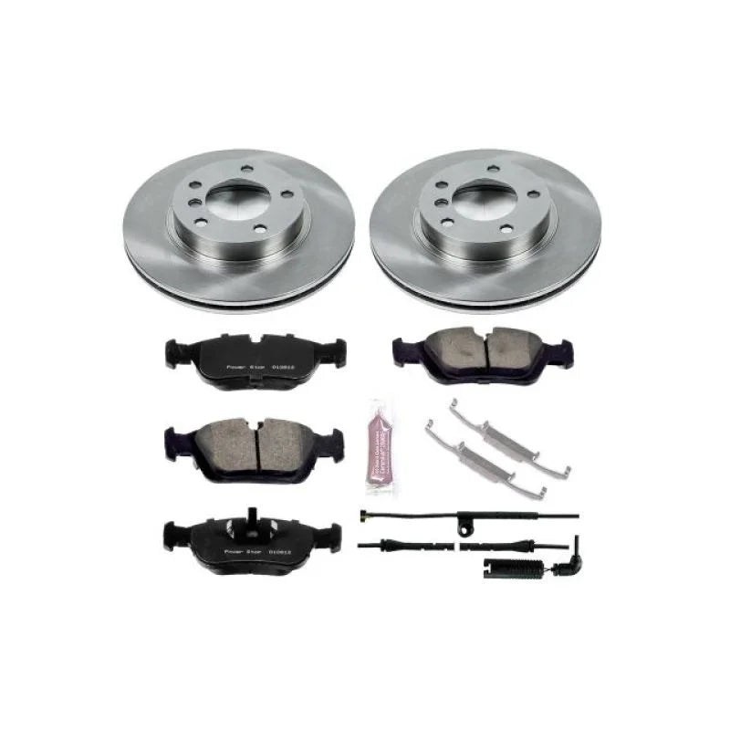 PowerStop Front Autospecialty Brake Kit fits 2000 BMW 323CI / 1999-2000 BMW 323I / 2003-2005 BMW Z4 - Main Product View